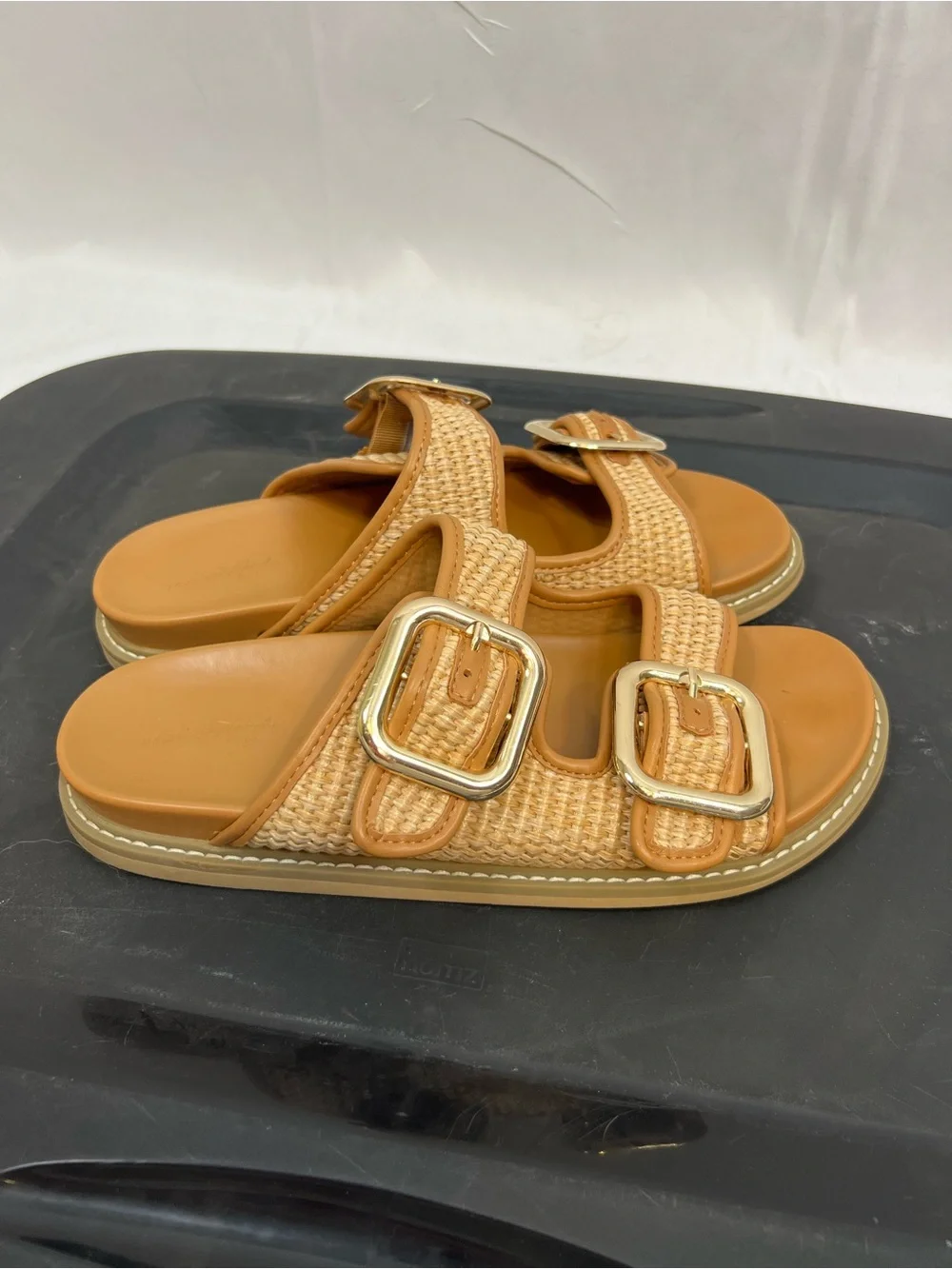 Universal Thread Big Buckle Sandals Size 9